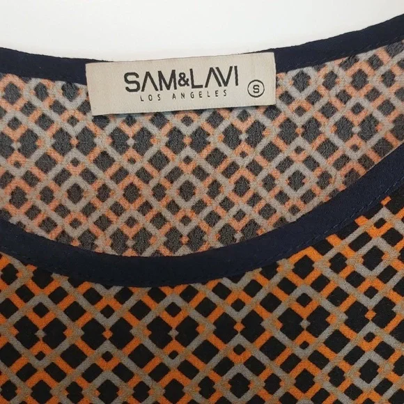 Sam & Lavi Dress, Small, Navy - Picture 6 of 6